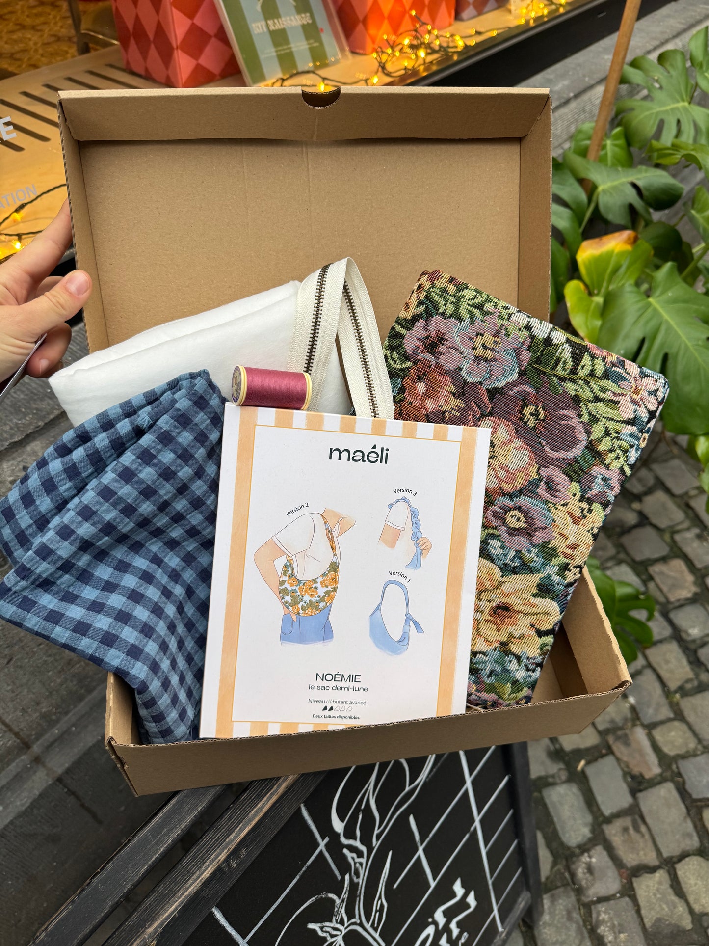 Box couture : Le sac demi-lune