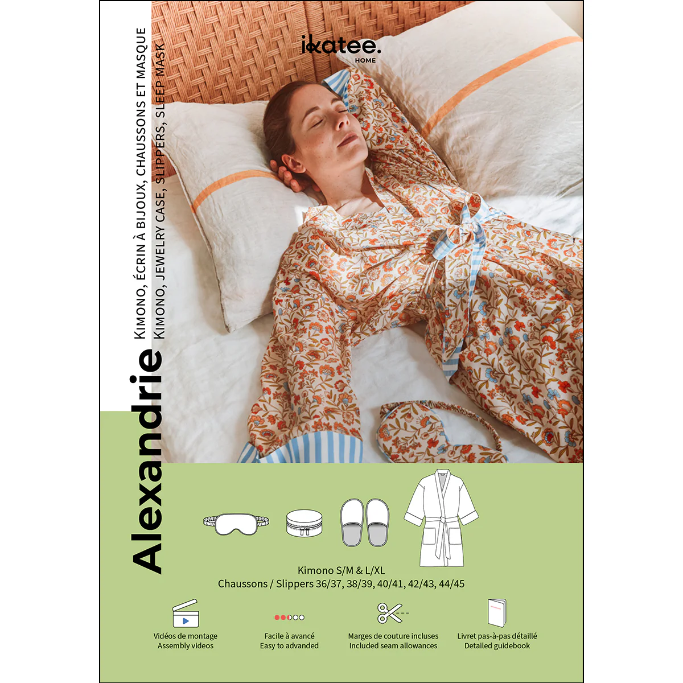 Patron Alexandrie - Peignoir Kimono & more