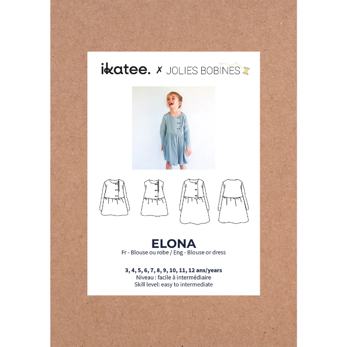 Patron robe -blouse Elona Ikatee