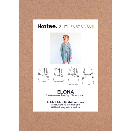 Patron robe -blouse Elona Ikatee