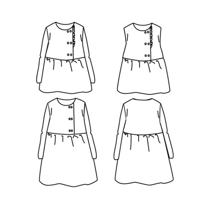 Patron robe -blouse Elona Ikatee