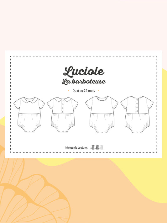 Patron Barboteuse Luciole Marmai