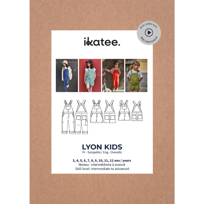 Patron salopette LYON KIDS Ikatee
