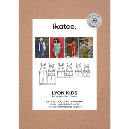 Patron salopette LYON KIDS Ikatee