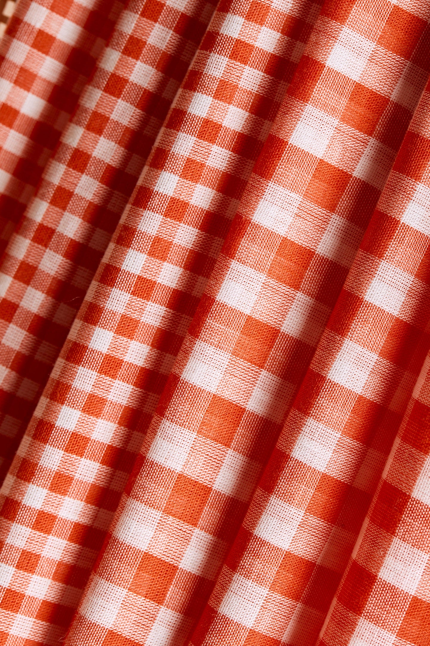 DOUBLE GAZE VICHY TANGERINE