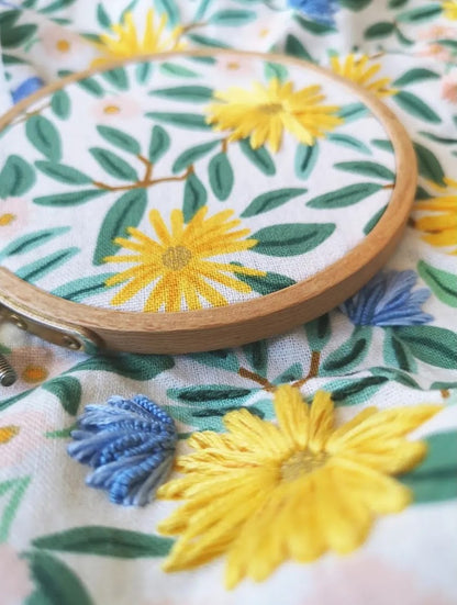 ATELIER Initiation à la broderie fleurs & végétaux La Fille du Pont
