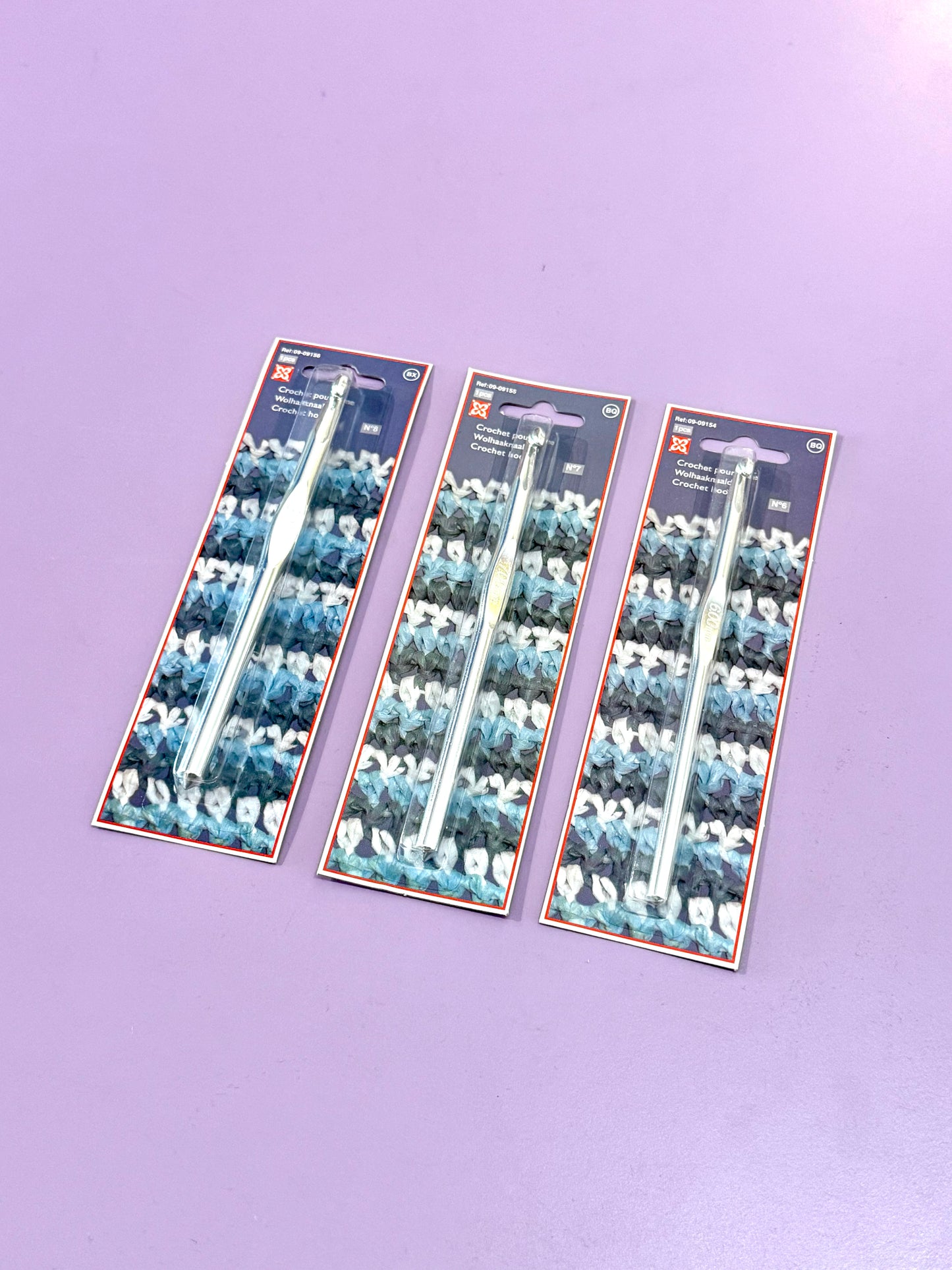 Crochet pour laine – 8 mm / 7 mm / 6 mm - 1pc