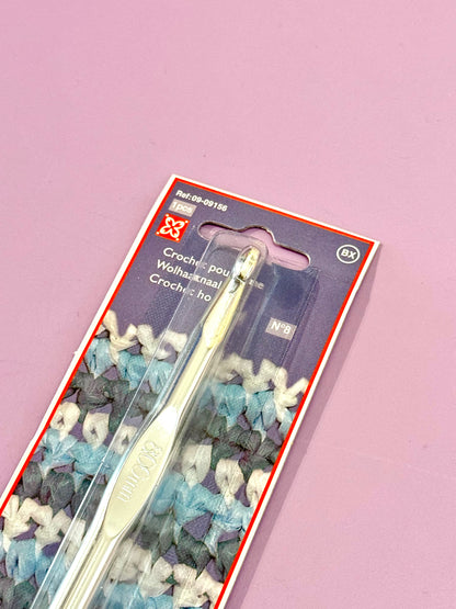 Crochet pour laine – 8 mm / 7 mm / 6 mm - 1pc