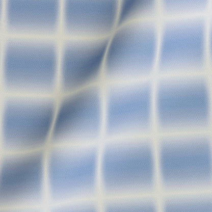 Coupon Tissu d'extérieur Gradient Grid Bleu Clair x mètres