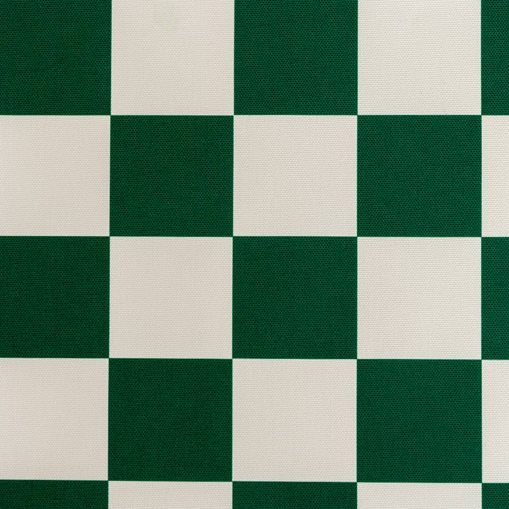 Tissu d'extérieur Damier Vert x mètres
