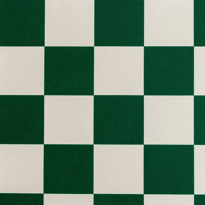 Tissu d'extérieur Damier Vert x mètres
