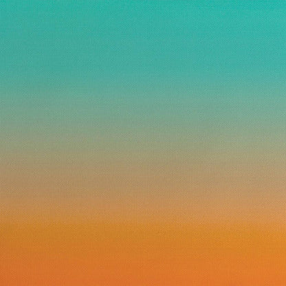 Coupon tissu d'extérieur Dégradé Orange Bleu x mètres