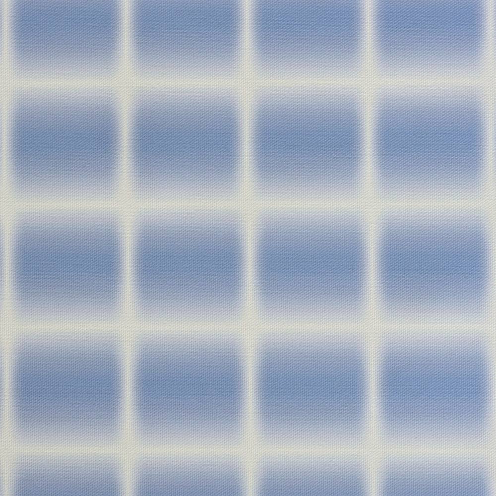 Coupon Tissu d'extérieur Gradient Grid Bleu Clair x mètres