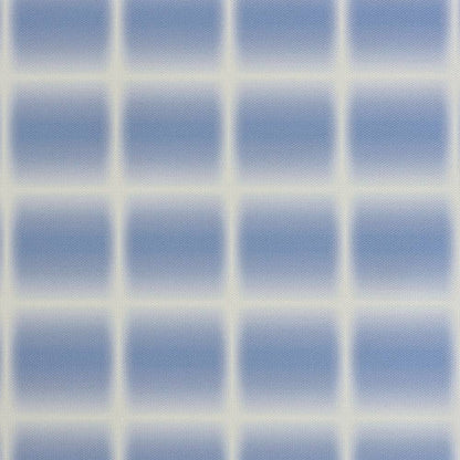 Coupon Tissu d'extérieur Gradient Grid Bleu Clair x mètres