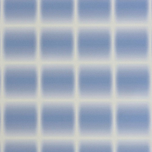 Coupon Tissu d'extérieur Gradient Grid Bleu Clair x mètres