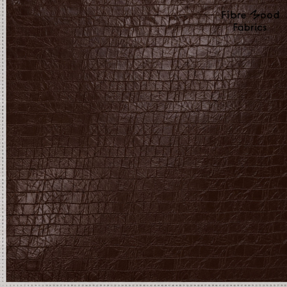 Cuir vegan Serpent chocolat