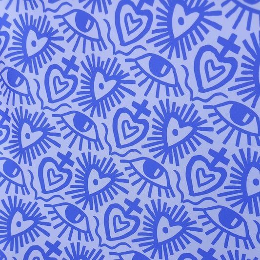 Tissu déperlant Ex voto mauve